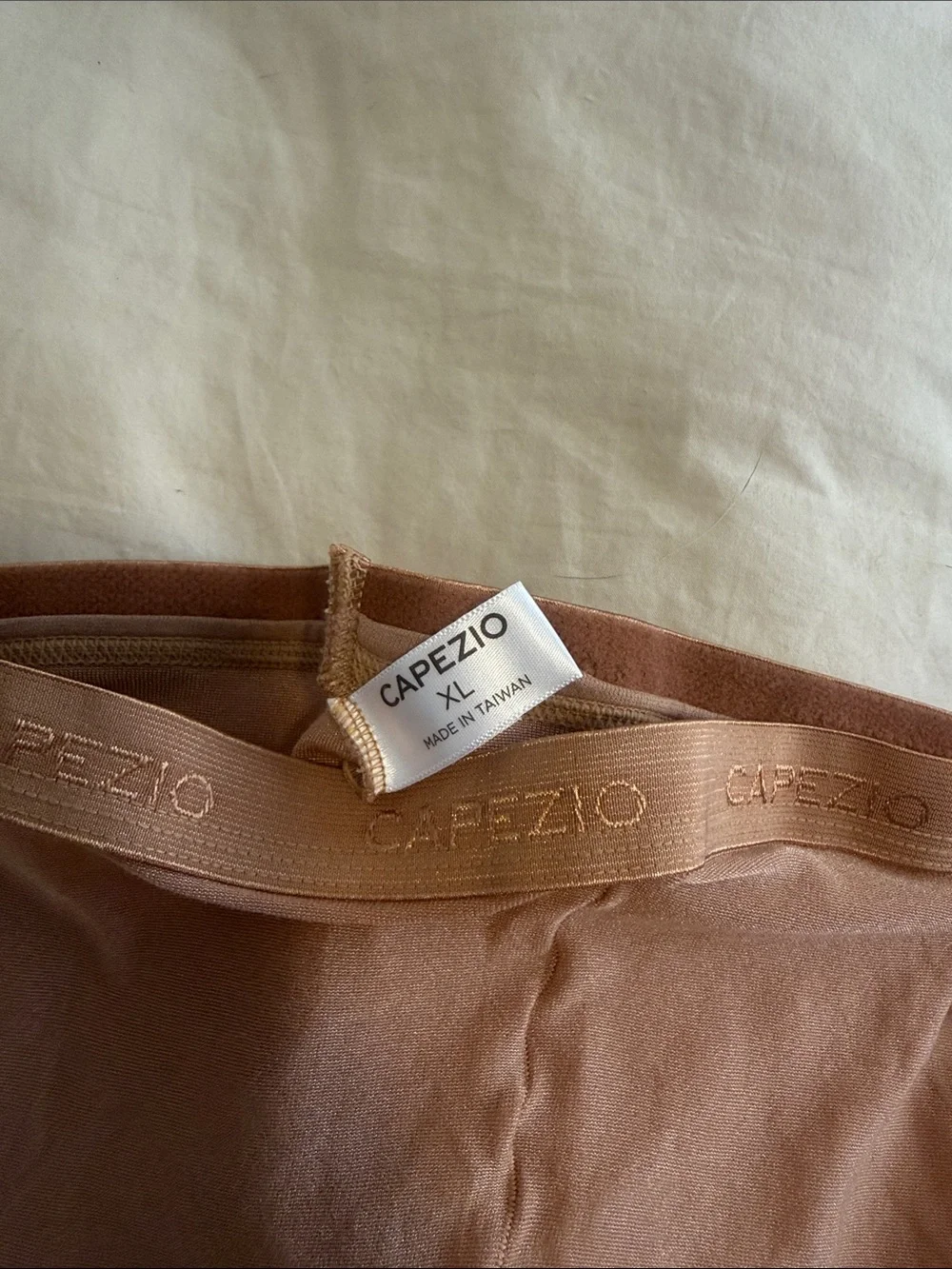 Ultra Shimmery Footed Tight Capezio Suntan XL